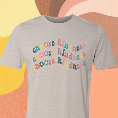 Choose Kindness Retro Wave Tee