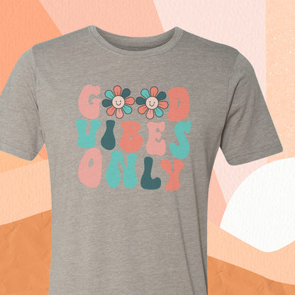 Good Vibes Only Retro Tee