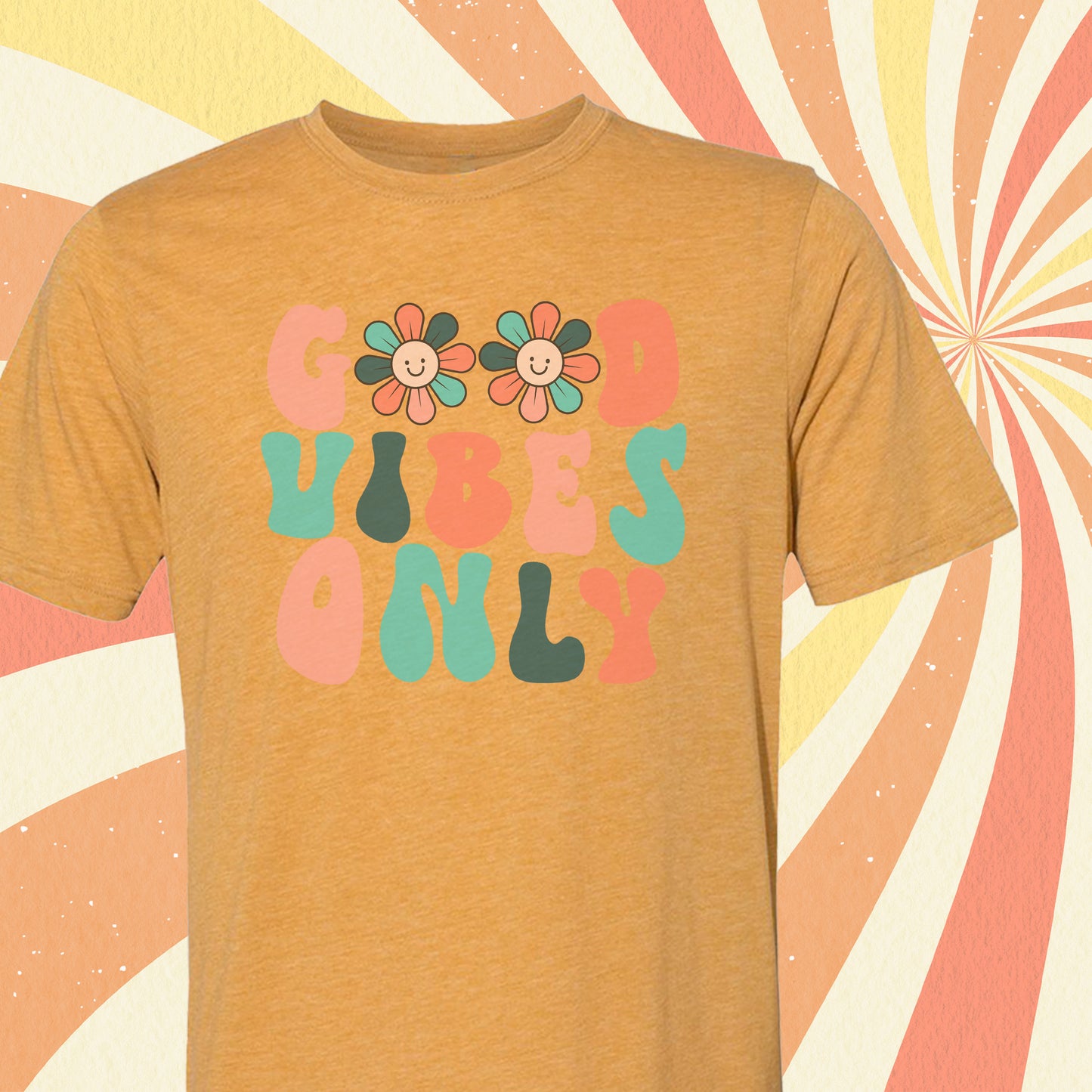 Good Vibes Only Retro Tee