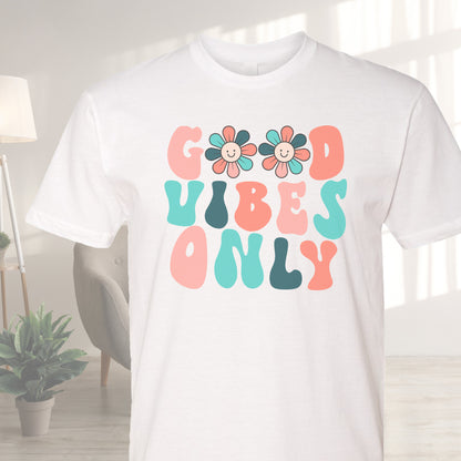 Good Vibes Only Retro Tee